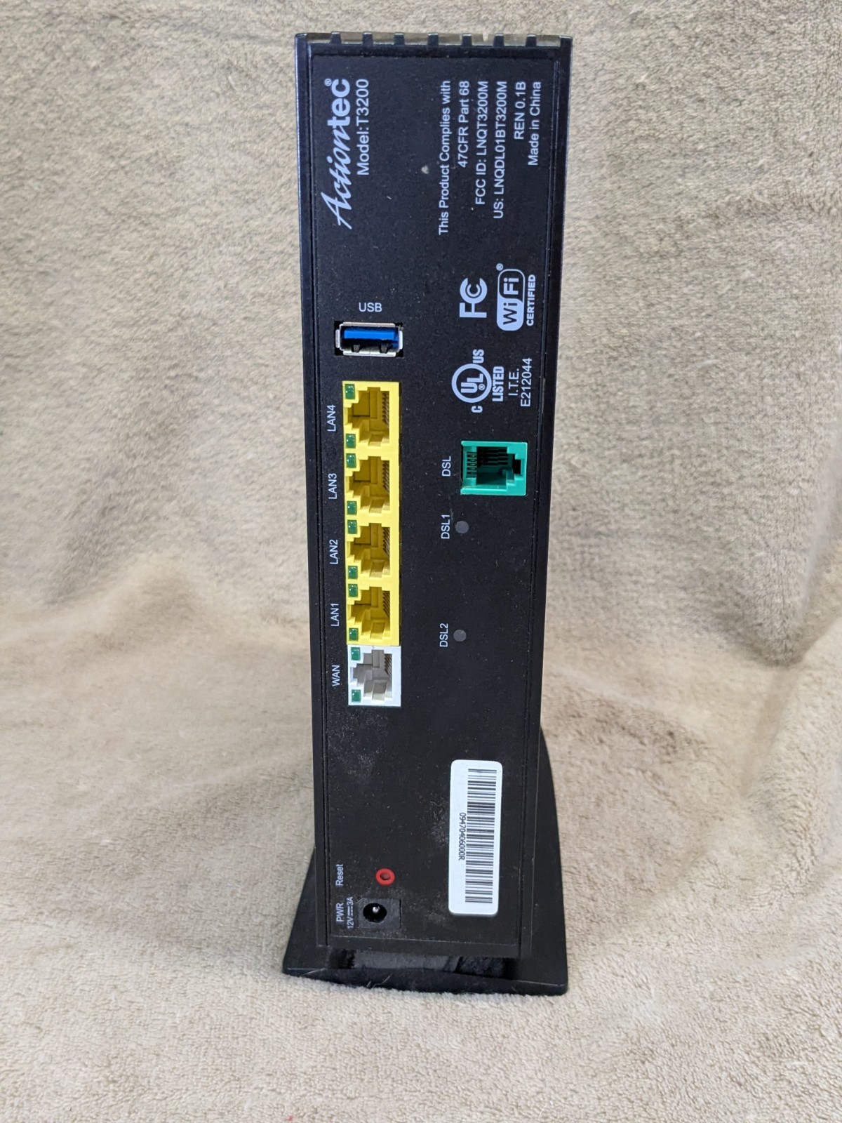 Actiontec Kinetic Windstream T3200 WiFi Modem NO CORDS