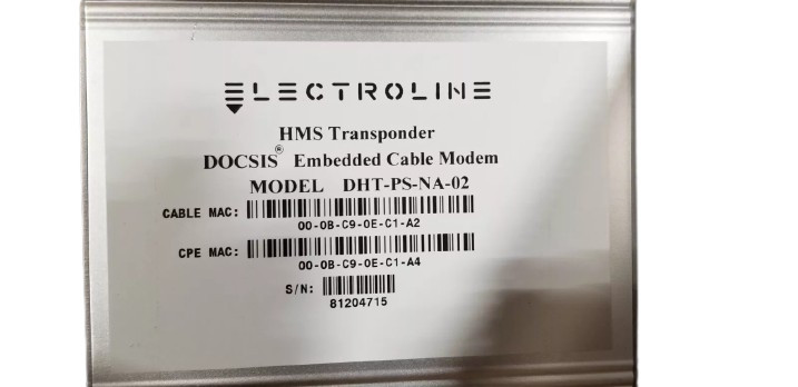 Electroline DHT-PS-NA-02 HMS DOCSIS Transponder