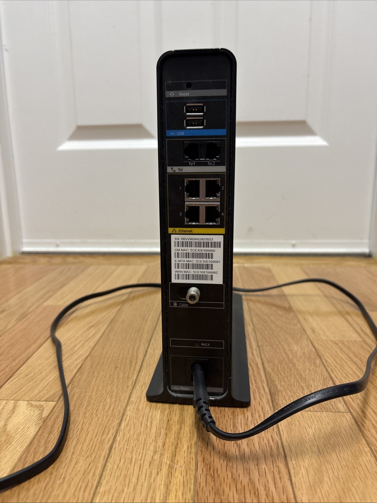 Xfinity Arris TG1682G Dual Band Wireless Cable Modem Router w/ Power Cord