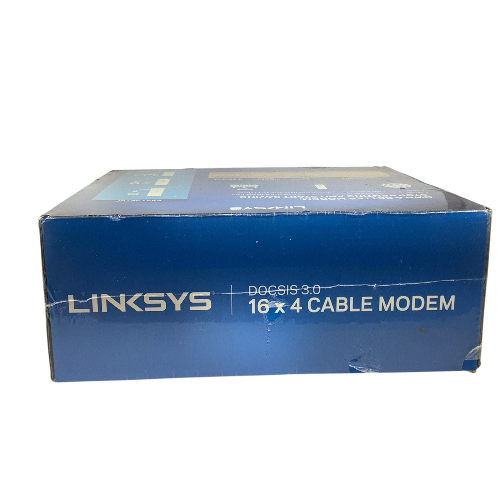 LINKSYS Cable Modem 16×4 Bonded Channels DOCSIS 3.0 Black CM3016 NEW Sealed