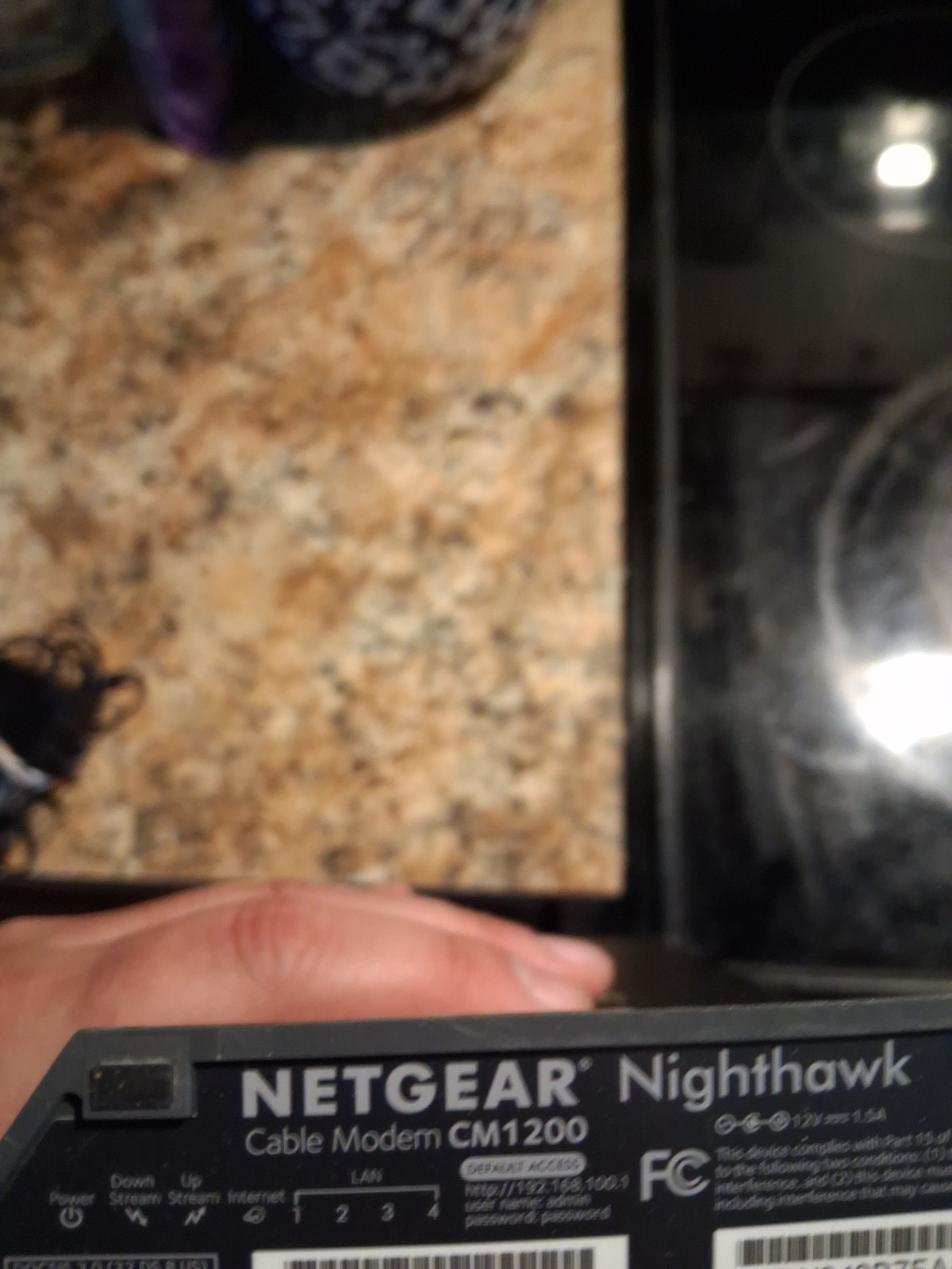 NETGEAR Nighthawk CM1200 DOCSIS 3.1 Cable Modem, 2 Gbps, 4x Gigabit