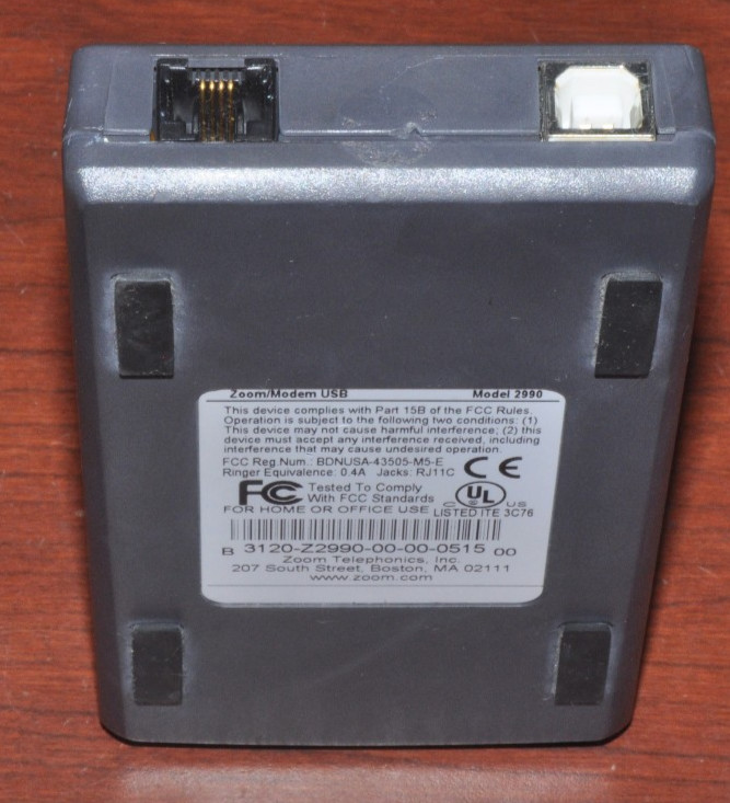 Zoom 2990 Zoom 56K V.90 Modem Windows 9x