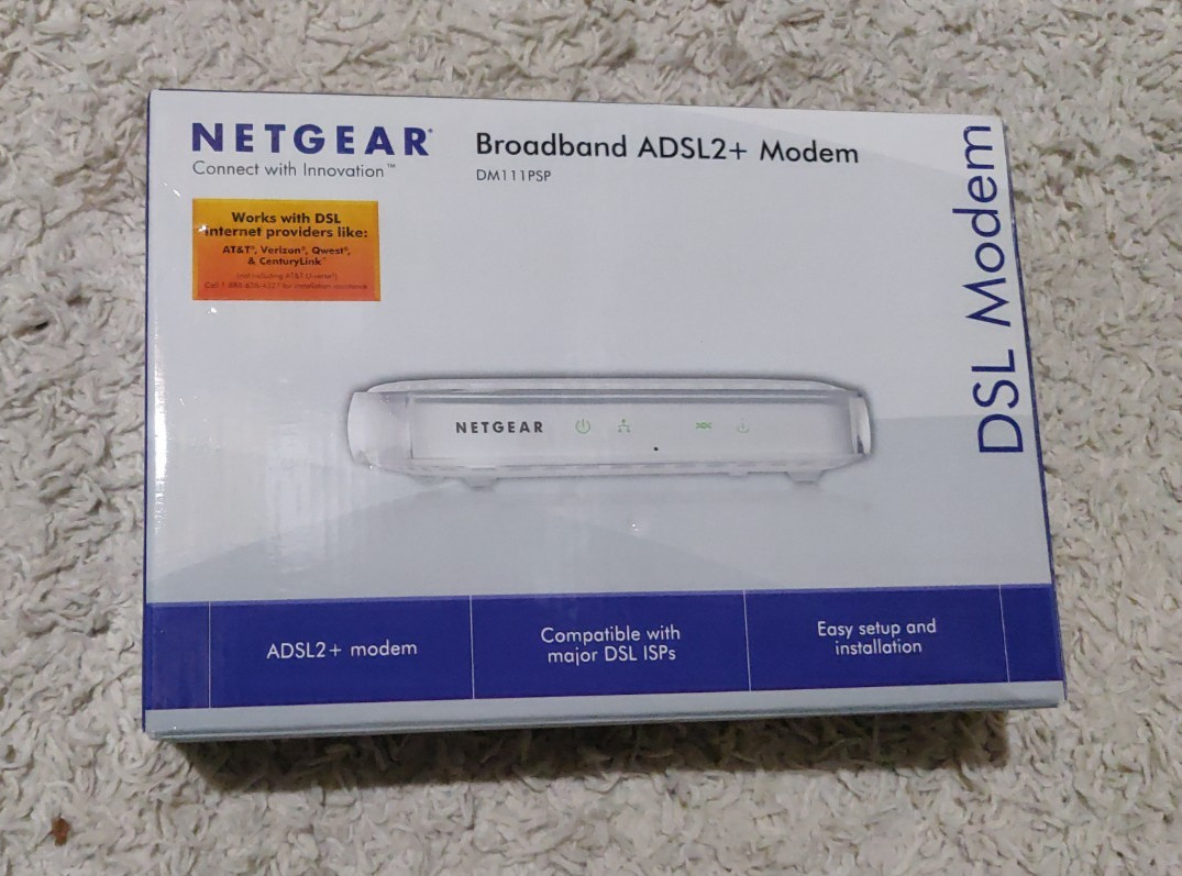 NETGEAR Broadband ADSL2+ Modem DM111PSP DSL Modem