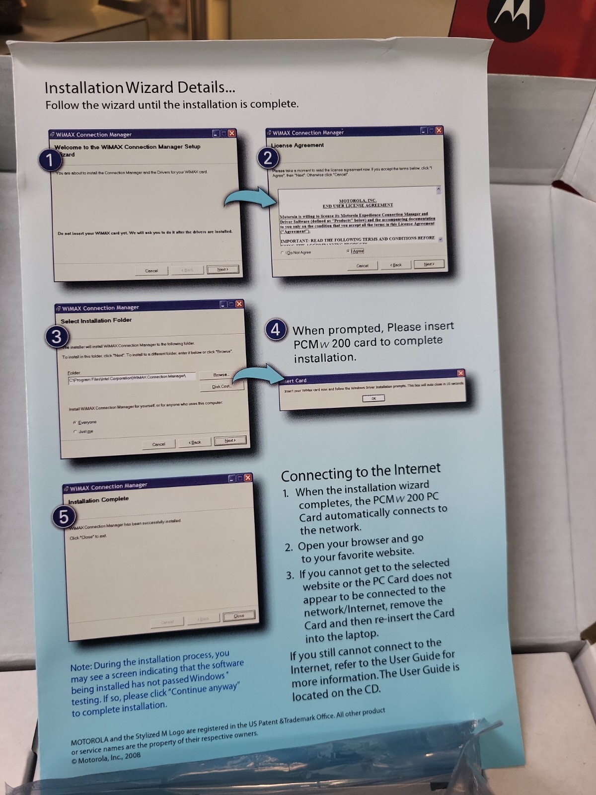 WIMAX PC CARD IEEE 802.16e 2.5&3.5GHz
