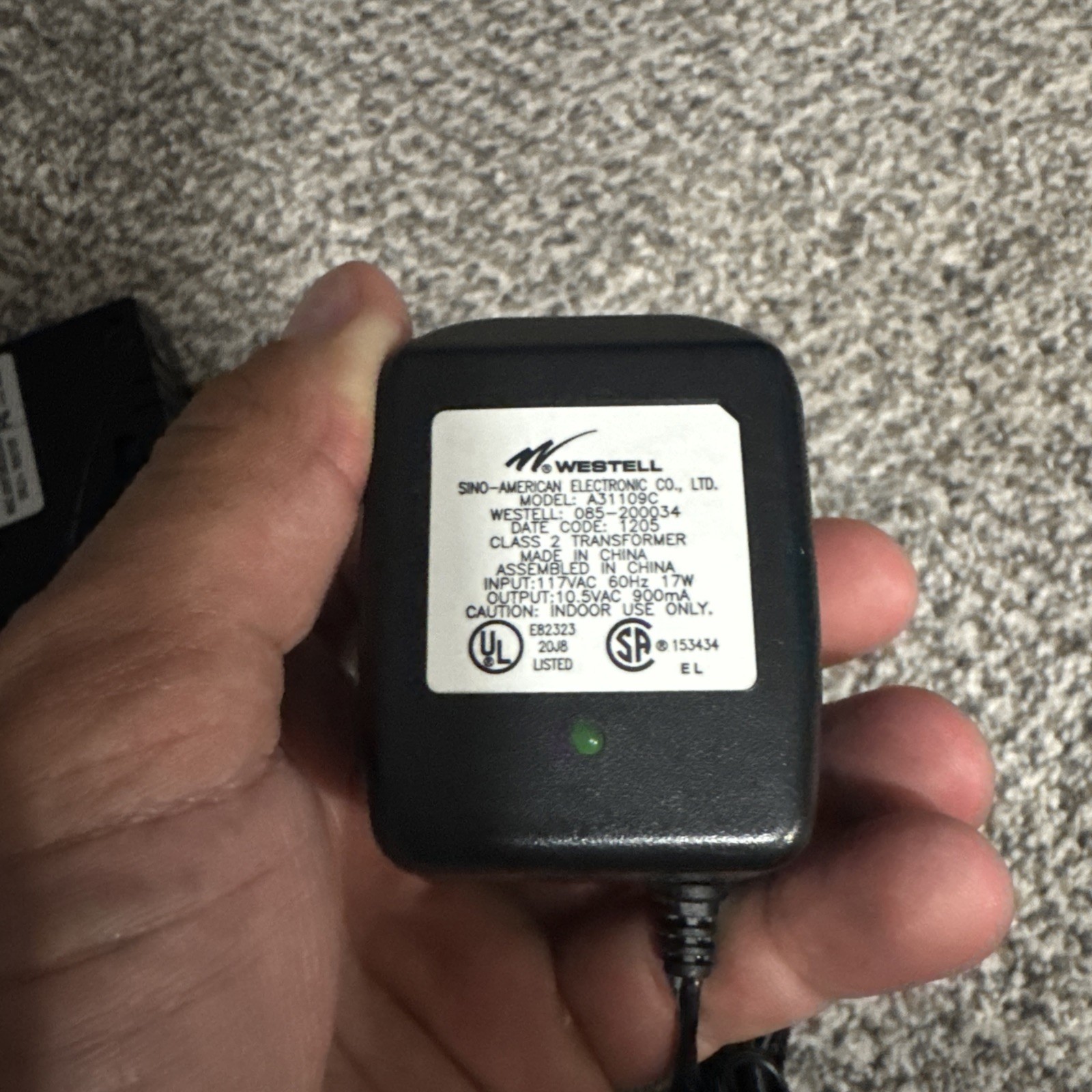 WESTELL ADSL2+ ProLine Modem Router Model G90-610018-20 DSL w/ power cord