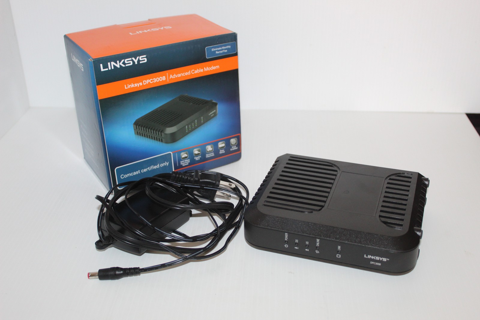 Linksys DPC3008 DOCSIS 3.0 Advanced Cable Modem – Comcast Certified Gigabit