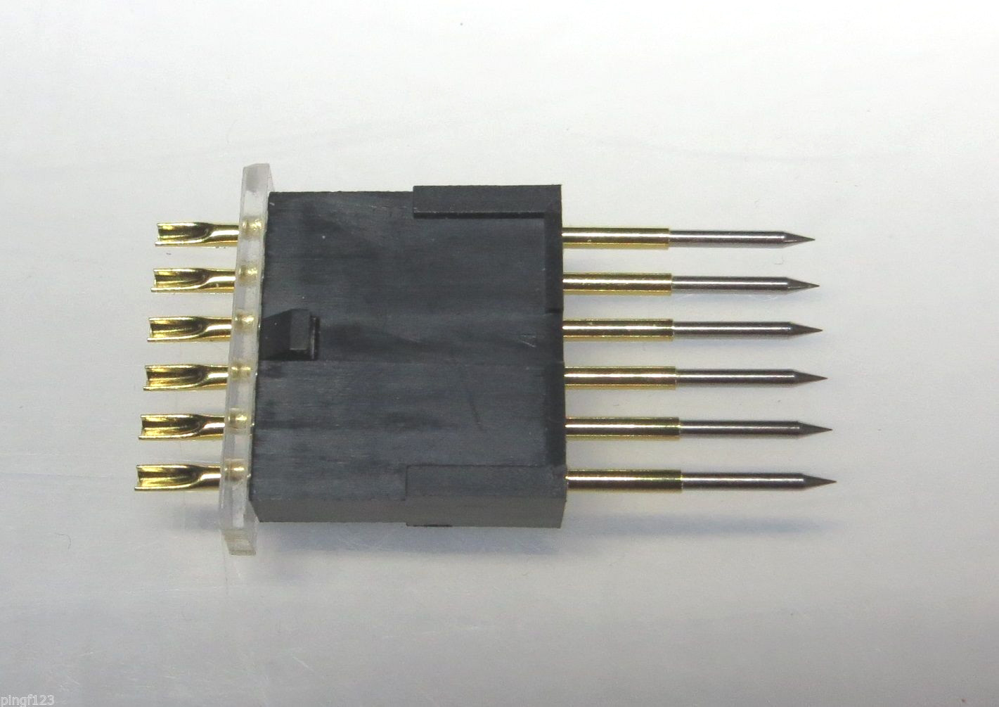 3mm pitch 6 position Spring Loaded Pogo Pin Adapter