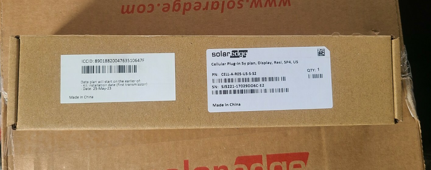 Solar Edge Cell Kit A -R05-US-S-S2 NEW