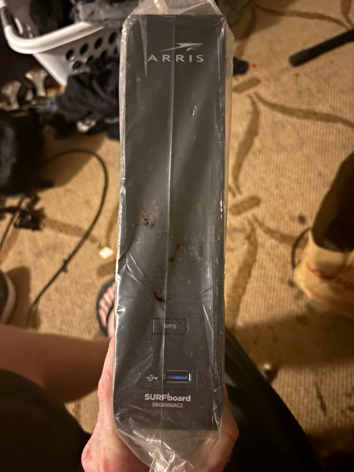 ARRIS SURFboard SBG6950AC2 DOCSIS 3.0 Cable Modem WiFi Router Black