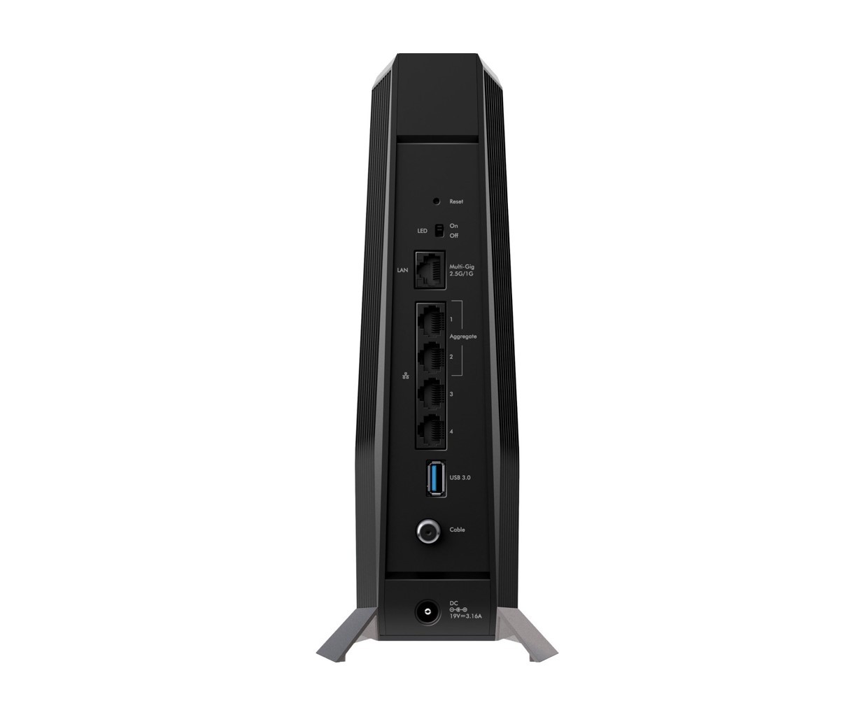NETGEAR CAX80-100NAR Nighthawk AX6000 6Gbps DOCSIS 3.1 WiFi 6 Cable Modem