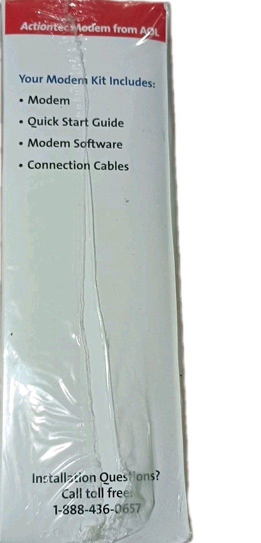 Y2K ActionTec Modem Kit from AOL Sealed Box Model EX56012-04