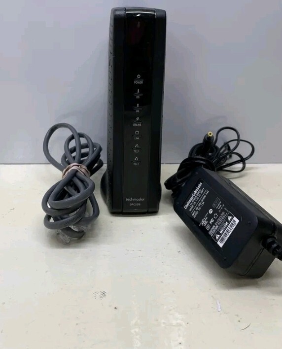 Technicolor DPC3216 Telephone Gateway Wireless-n Router Docsis 3.0 Tested