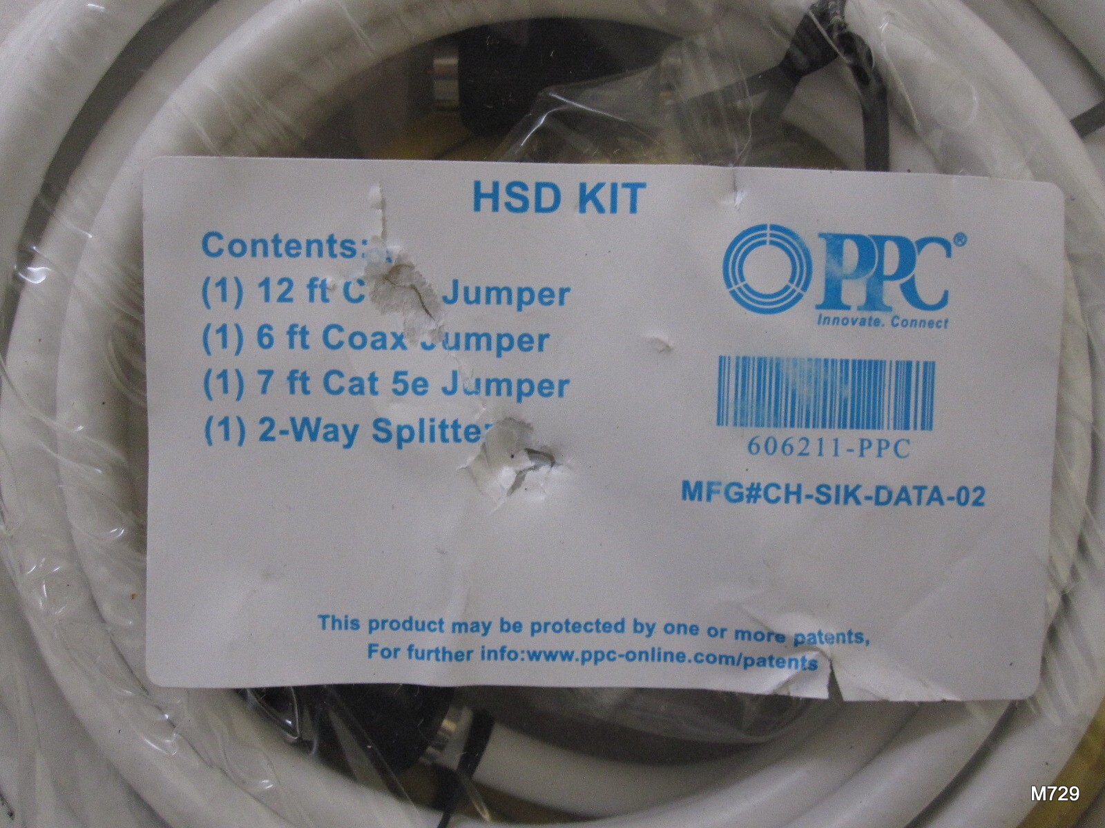 PPC HSD Kit | Model # 606211-PPC | MFG#CH-SIK-DATA-02 | Cable, Coax and Cat 5E