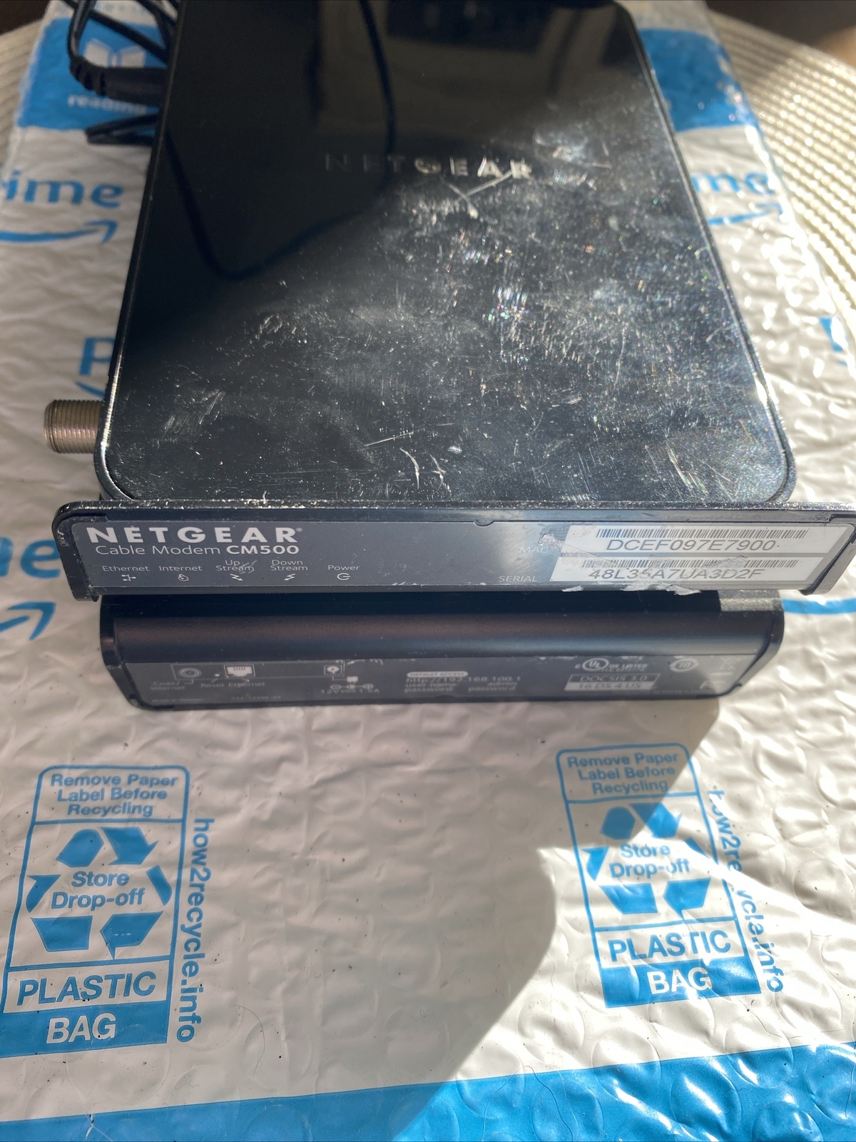 NETGEAR Cm500-1aznas 16×4 DOCSIS 3.0 Cable Modem Max Download Speeds of 686mbps