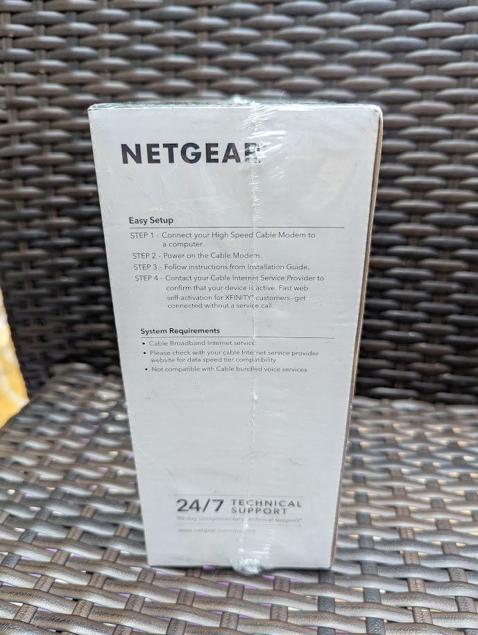NETGEAR CM500 Hi Speed Cable Modem 680 Mbps. w/ DOCSIS 3.0 New And Sealed NIB