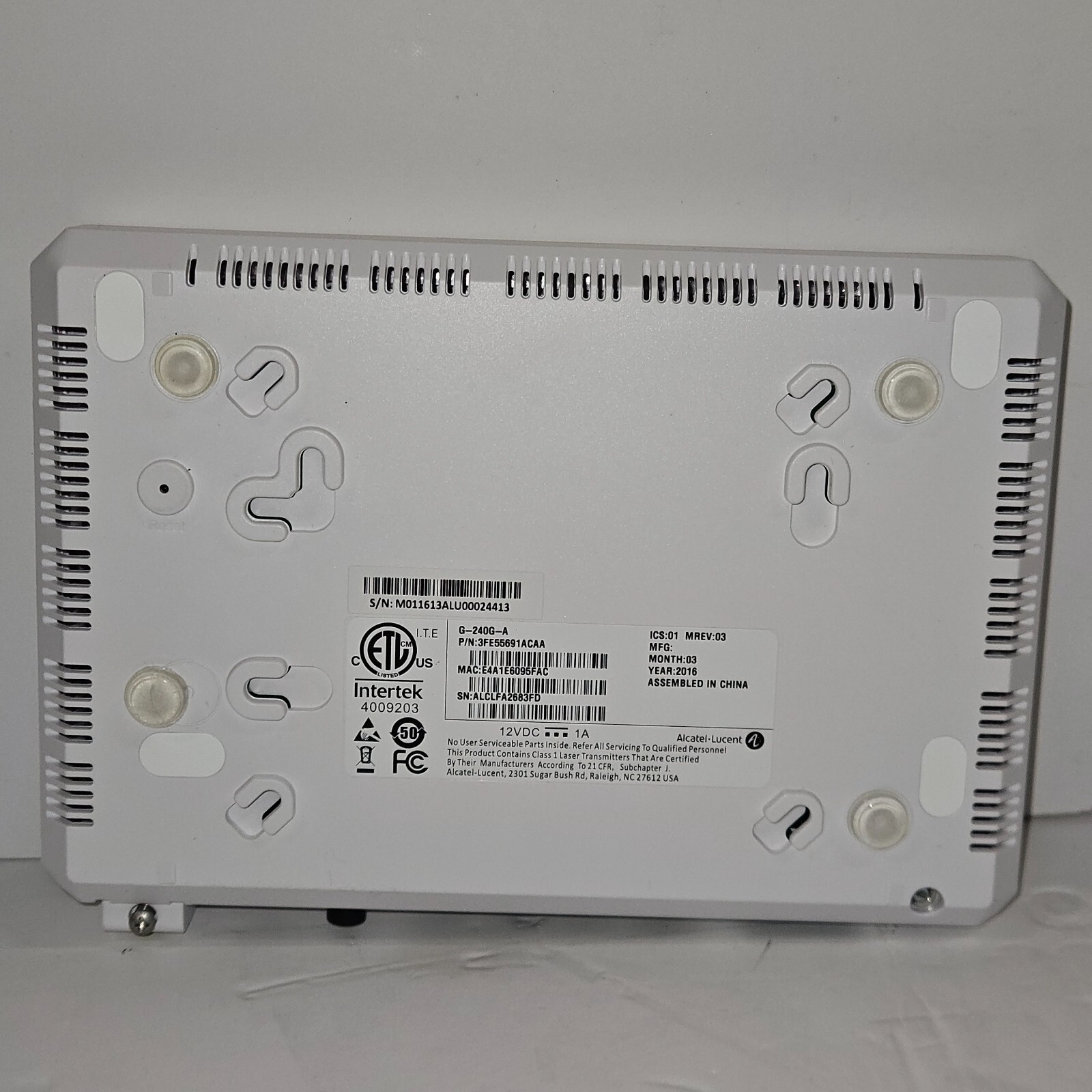 Alcatel-Lucent G-240G-A ONT Modem Bell Fiber FTTH – Brand New