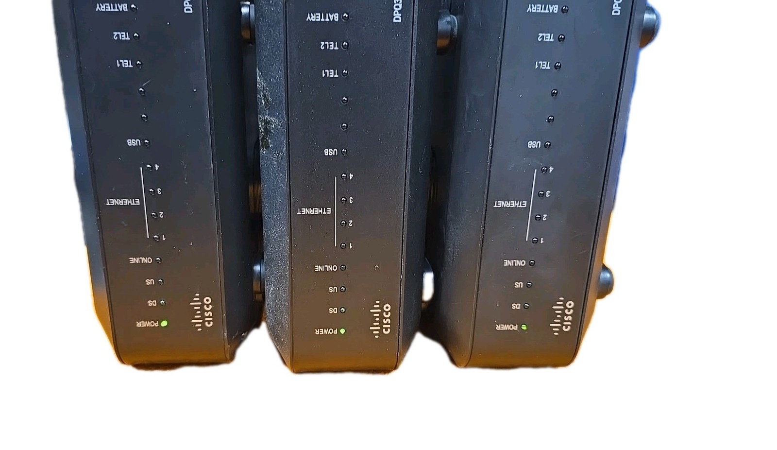 CISCO DPQ3925 8×4 LOT of 3X DOCSIS 3.0 Wireless Gateway Modem Router