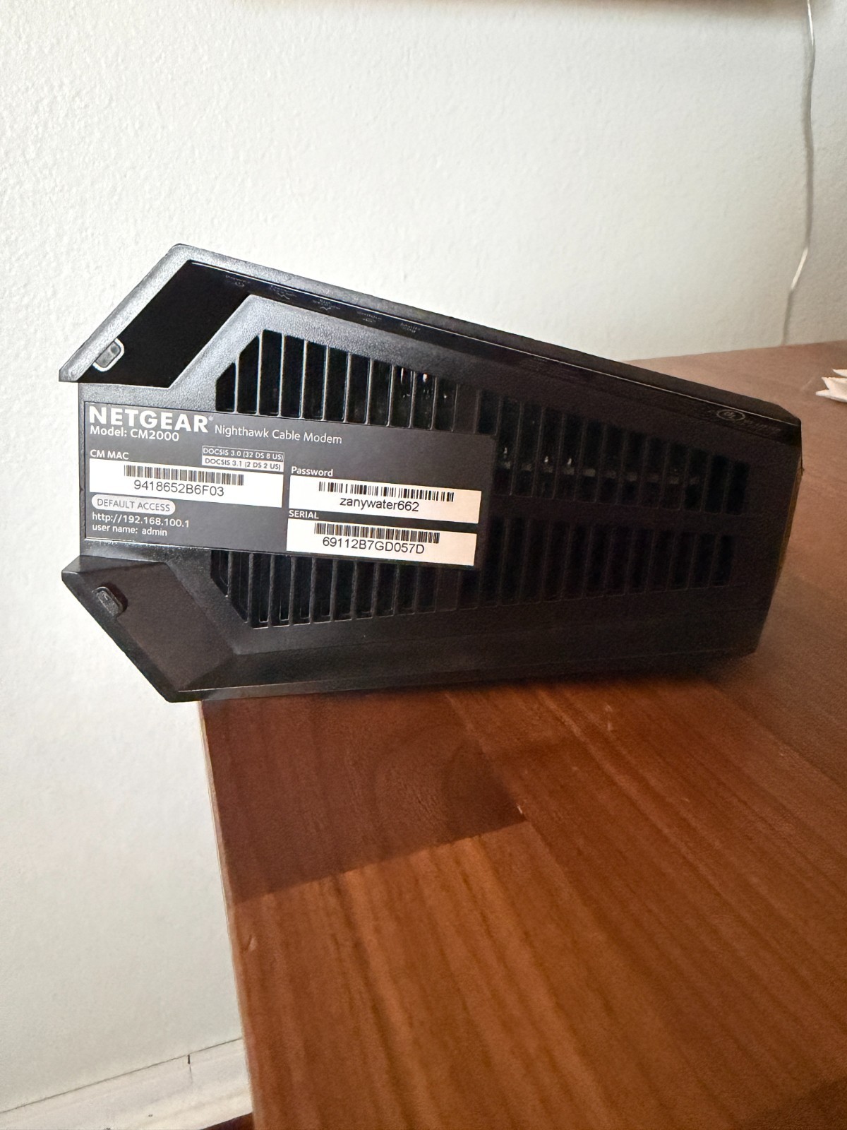 NETGEAR CM2000 Nighthawk DOCSIS 3.1 – 2.5 Gbps Internet Speed Cable Modem