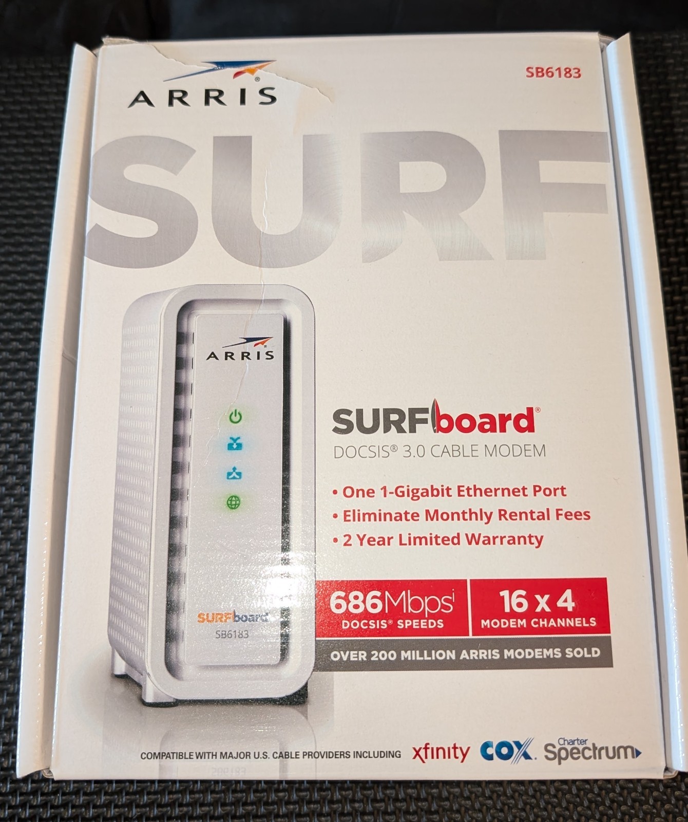 Arris SURF Modem Needed If Subscribe To Xfinity Cox Or Charter Spectrum SB6183