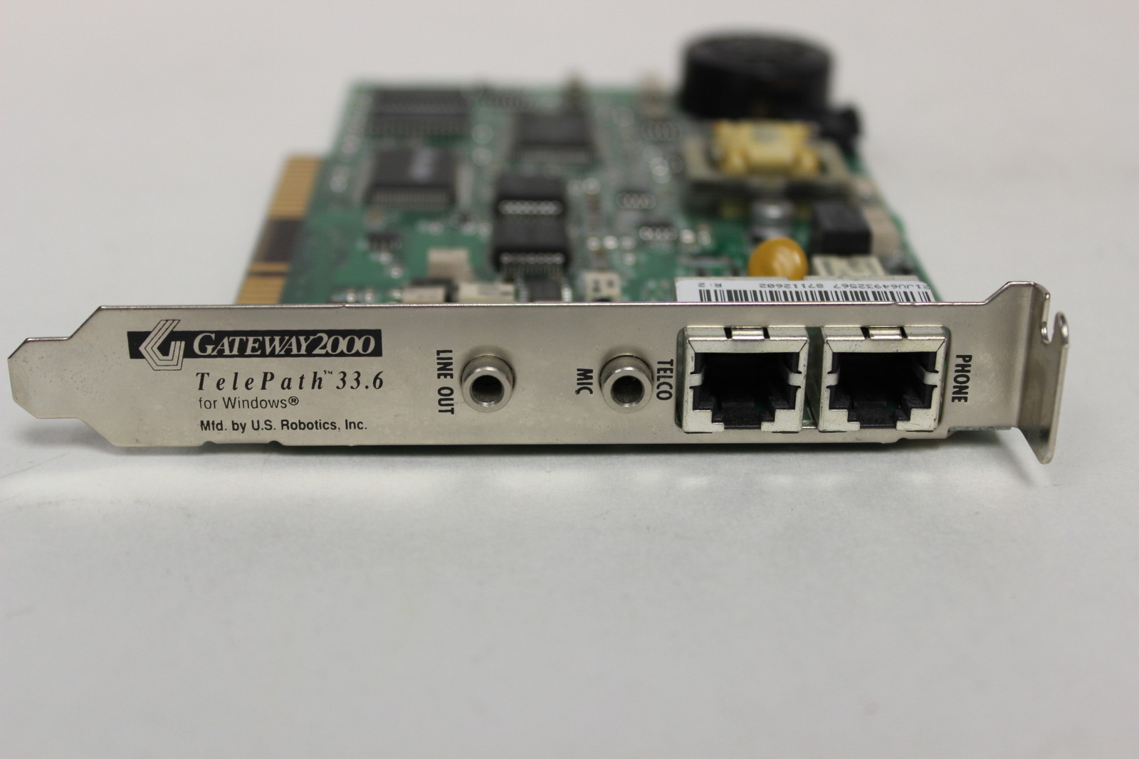 GATEWAY MODISA007ABUS TELEPATH 33.6 ISA INTERNAL MODEM US ROBOTICS MODEL 0423