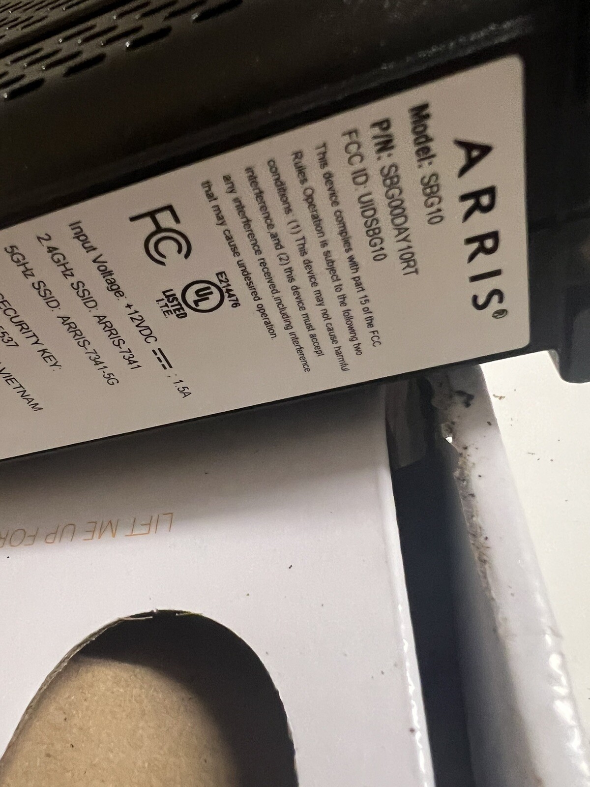 ARRIS SBG10 SURFboard AC1600 DOCSIS 3.0 WI-FI CABLE MODEM *box Damage/ 3