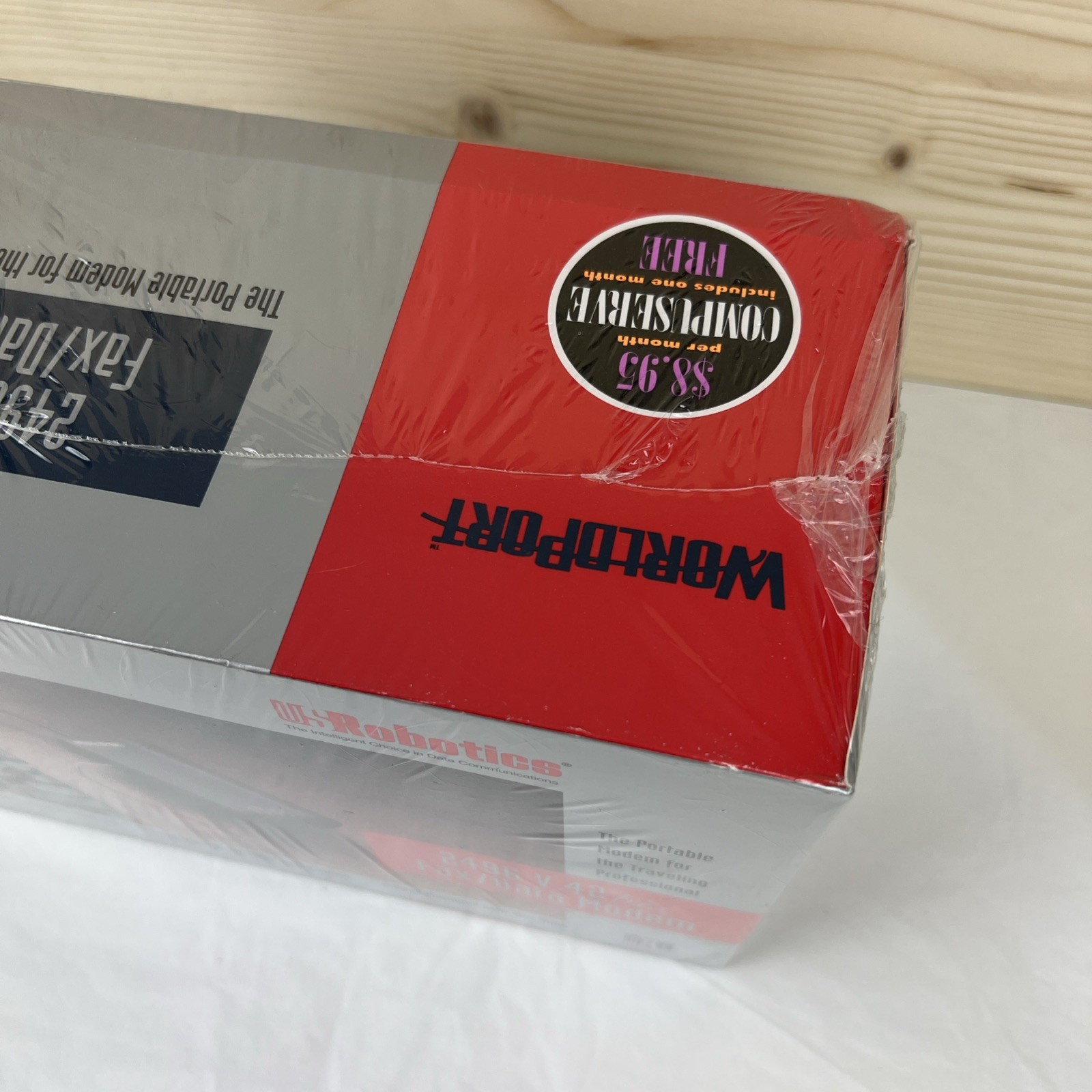 NOS WorldPort USRobotics 2496 V. 42 bis Fax/Data Modem 9600 bps – NEW Sealed