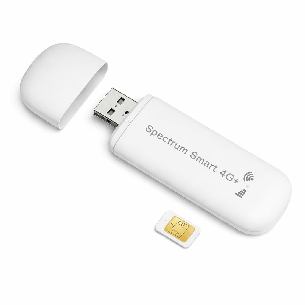 4G LTE USB Cellular WiFi Hotspot with SIM Card – Creates WiFi from Mobile Dat…