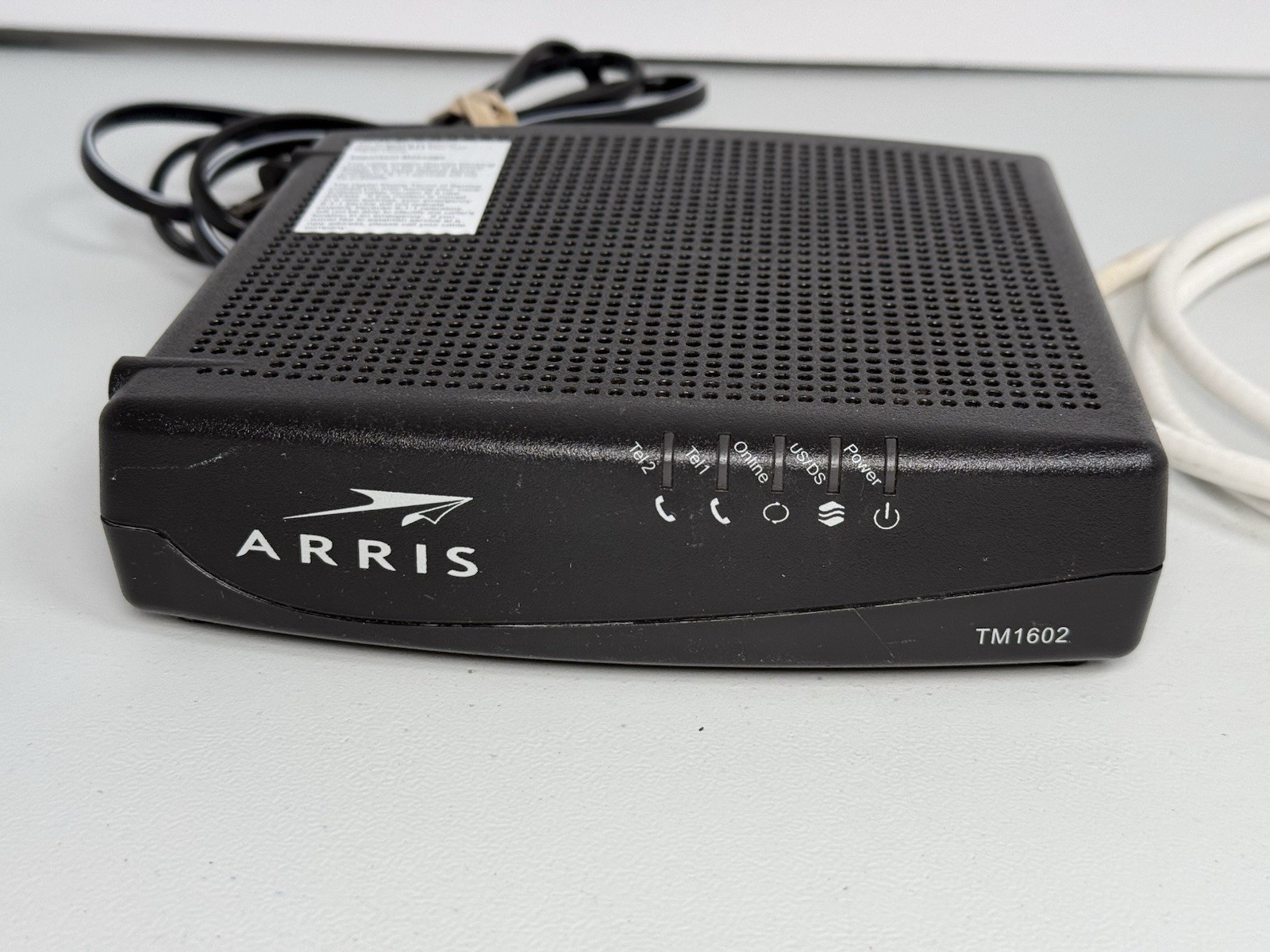 Arris TM1602A Docsis 3.0 Modem Router Optimum Cablevision Untested