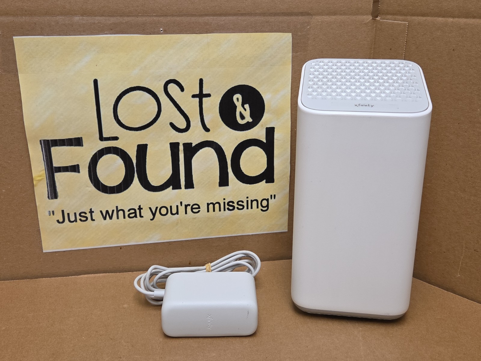 Xfinity XB7-CM Home WiFi Router Modem White & Original Power Cord TG02DCW4482CT