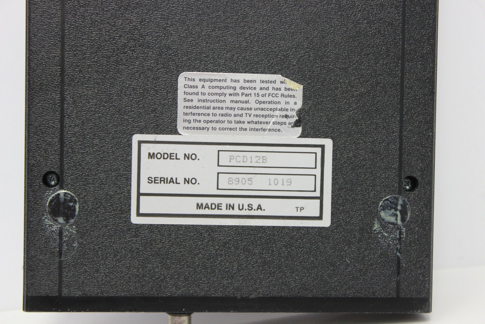 BLACK BOX PCD12B A/C-3(B) EXTERNAL BOX *NO AC ADAPTER*