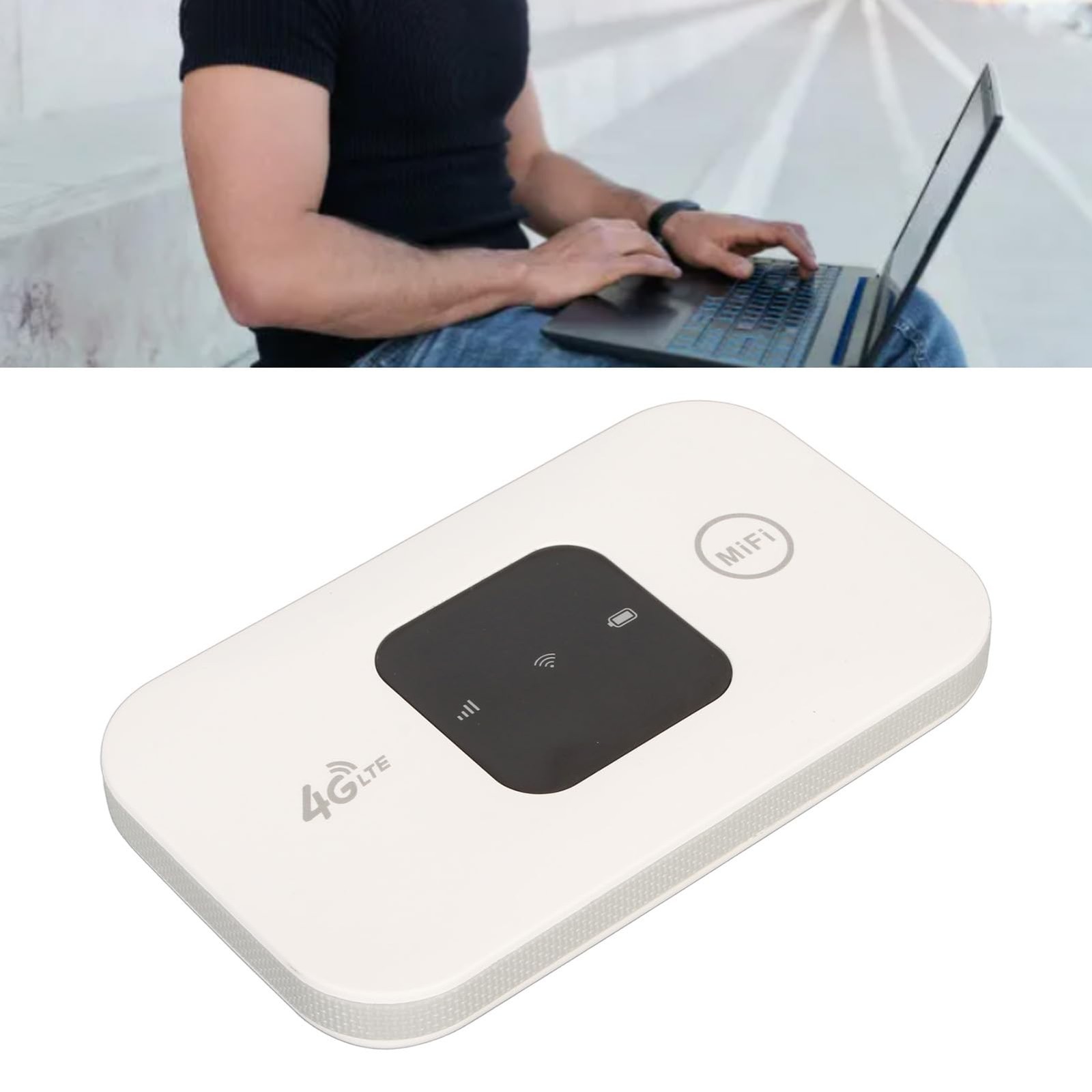 Portable 4G LTE Mobile Hotspot for Africa, Middle Eastern Travel – Up to 10 U…