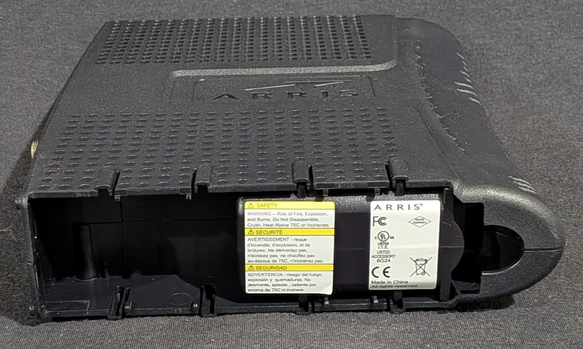 Arris TM602G/115 Modem with Battery