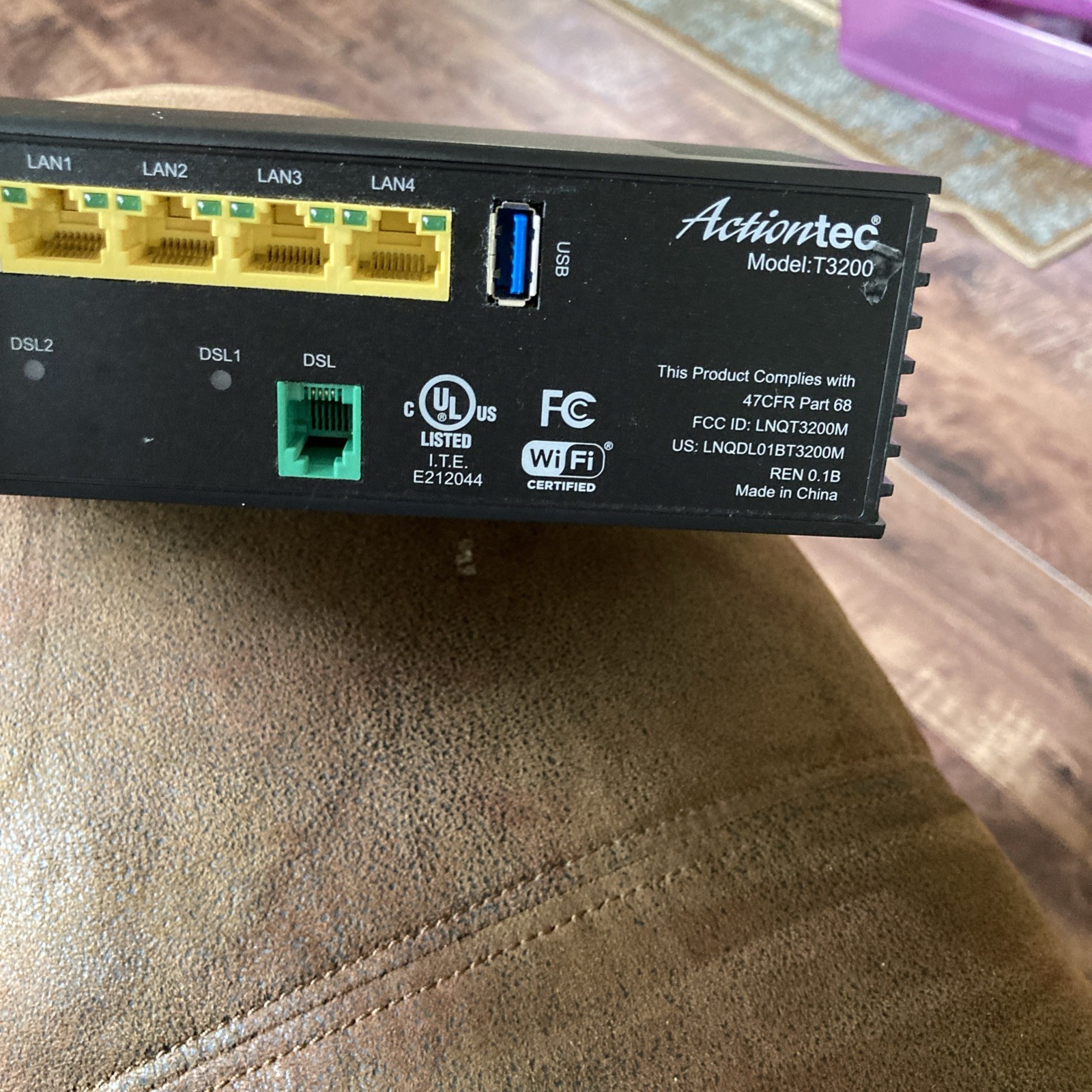 WINDSTREAM Actiontec Wi-Fi modem T3200 Bonded VDSL2 Wireless AC Gateway Router