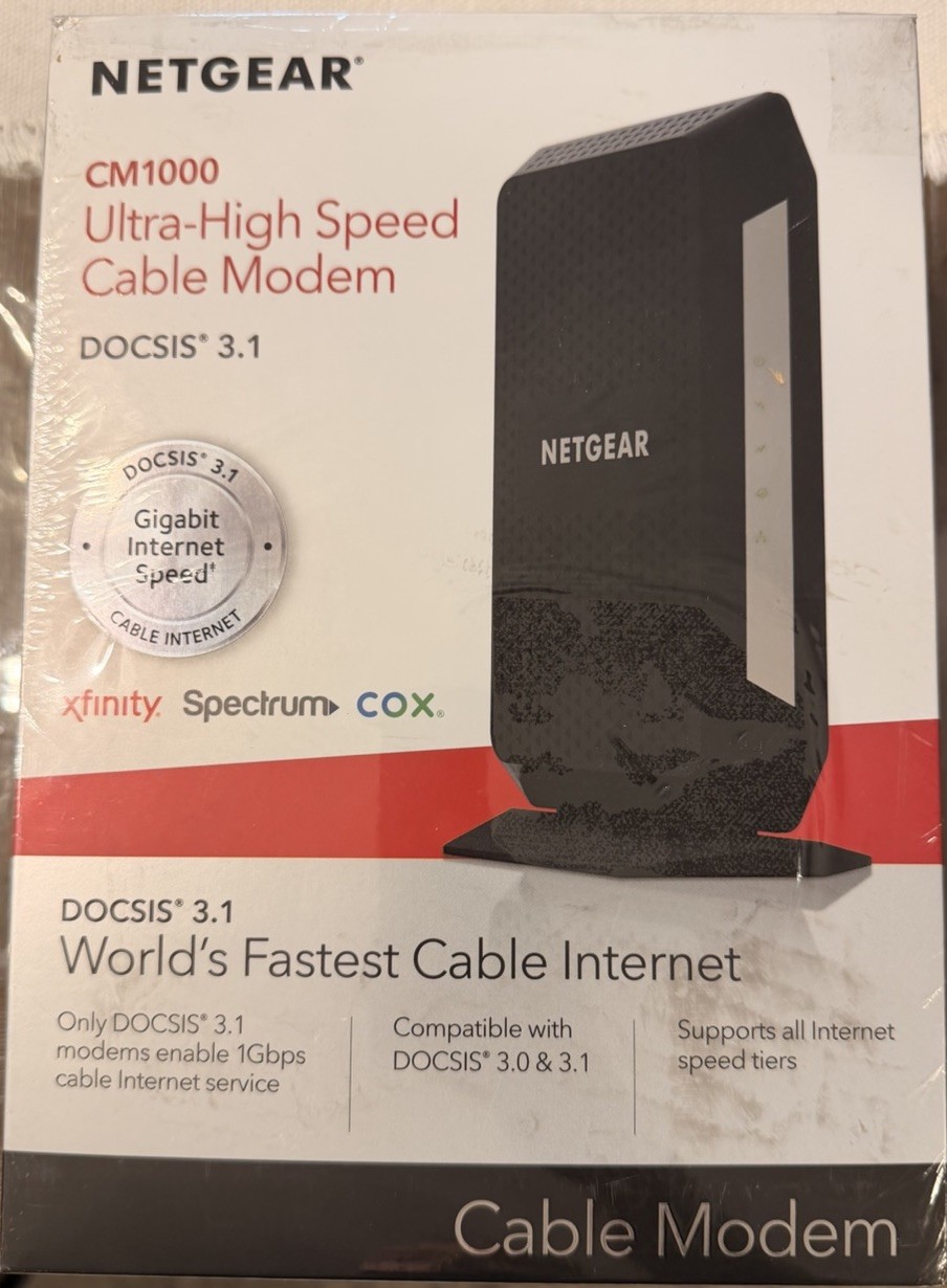 Netgear CM1000 High Speed Cabel Modem – Up to 1GBPS