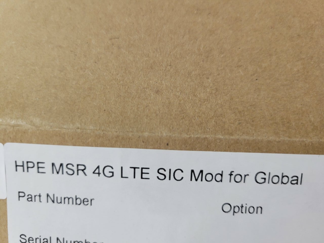 JG744B HPE – wireless cellular modem 4G LTE – MSR Router