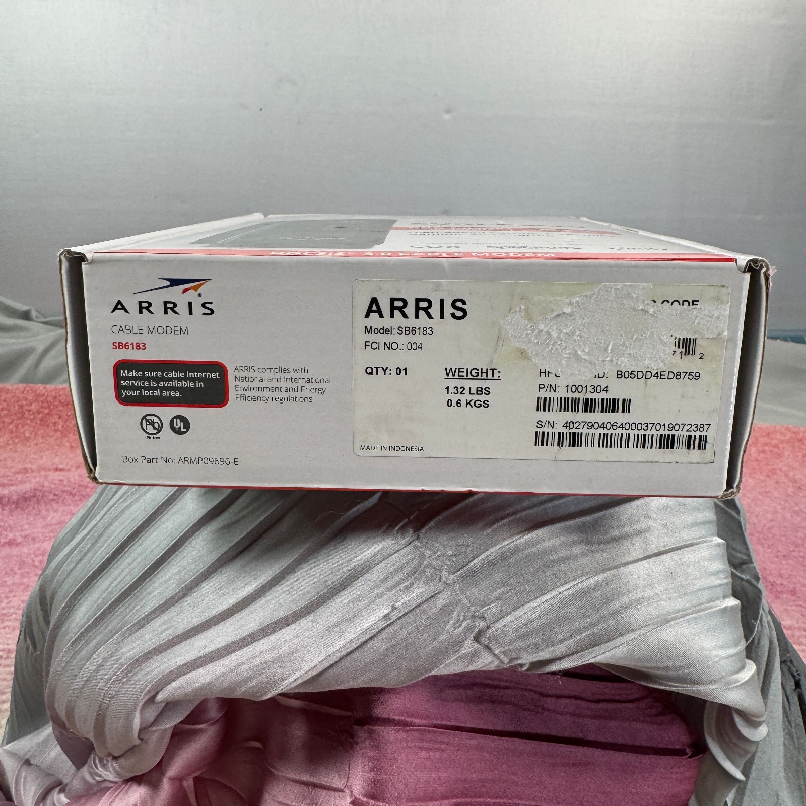 ARRIS SURFboard SB6183 DOCSIS 3.0 16×4 Cable Modem Open Box Unused