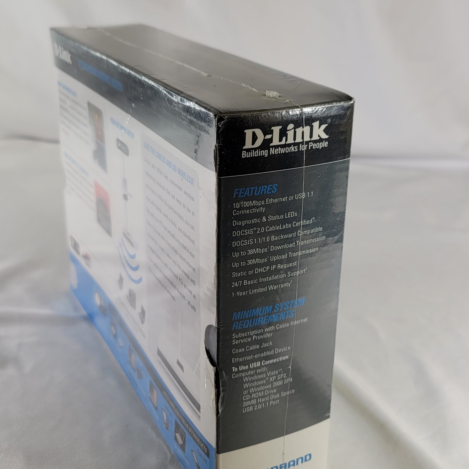 D-Link DCM-202 DOCSIS 2.0 Cable Modem Brand New SEALED