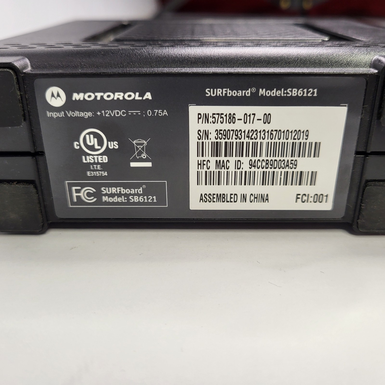 Motorola Mb7621 Cable Modem Router Docsis 3.0 1000+ Mbps Xfinity Cox 24×8 Nib
