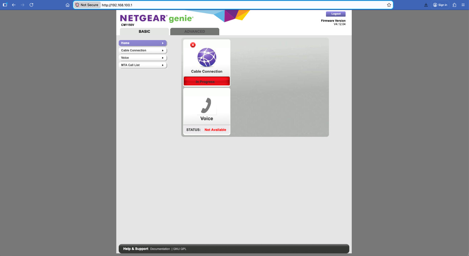 NETGEAR CM1150V Nighthawk Multi-Gig Speed Cable Modem for XFINITY Voice