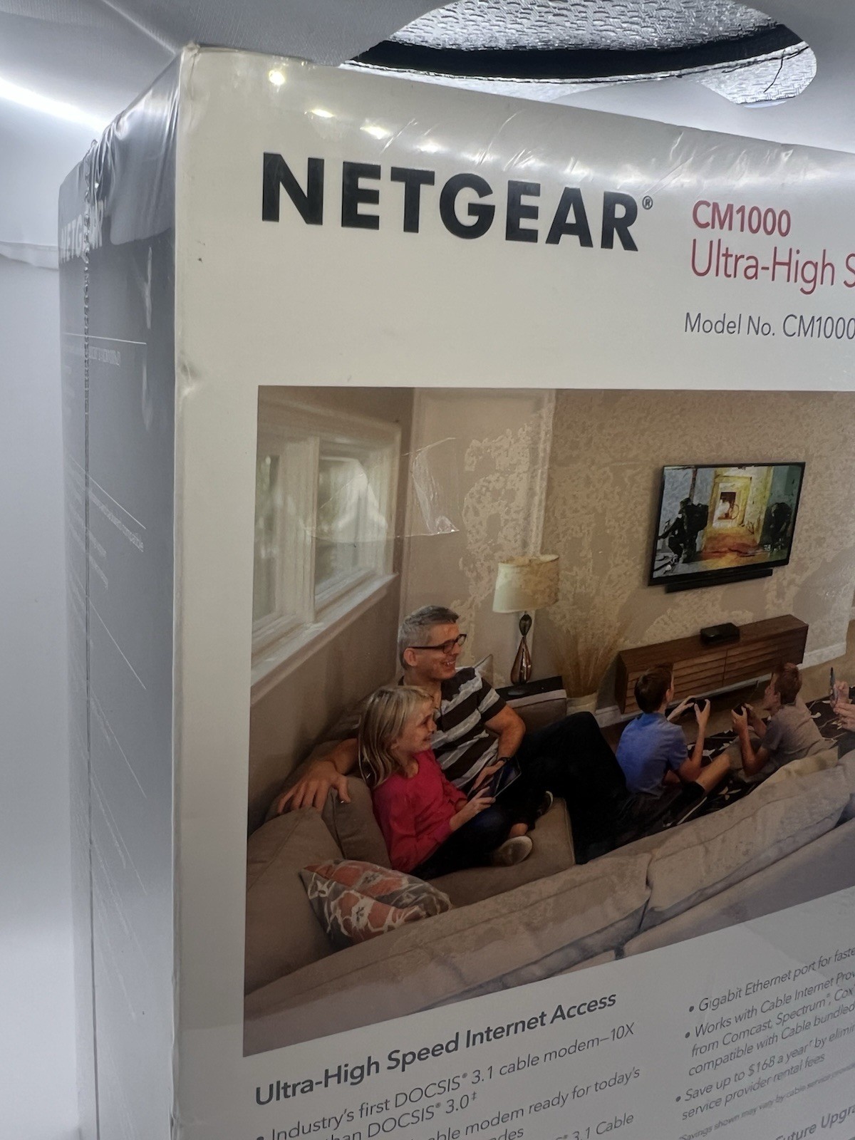 NETGEAR CM1000 Ultra-High Speed Cable Modem (CM1000-100NAS)… FREE S&H!