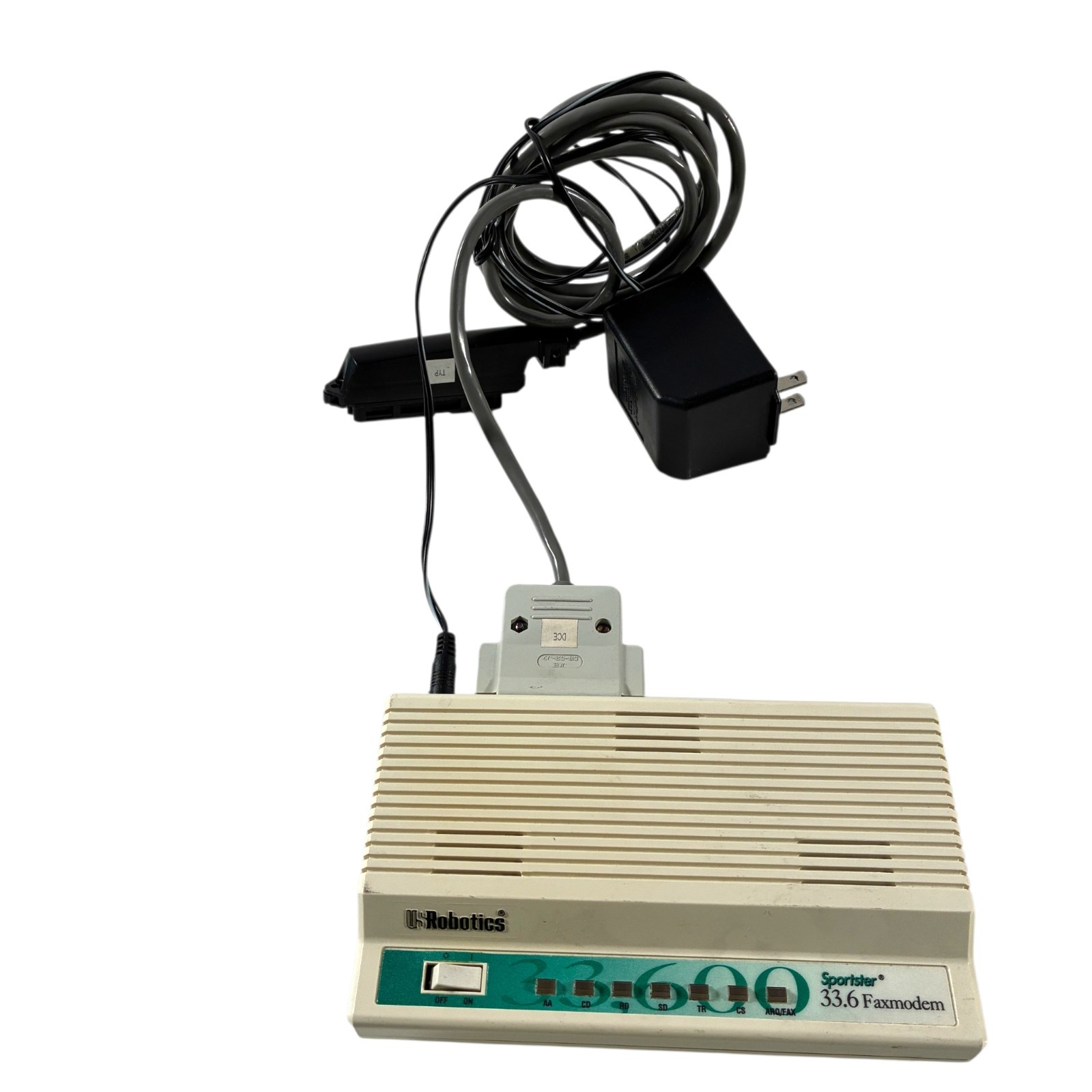 USRobotics Sportster 33,600 Faxmodem Model 0648 Vintage RS-232 External Lot of 2