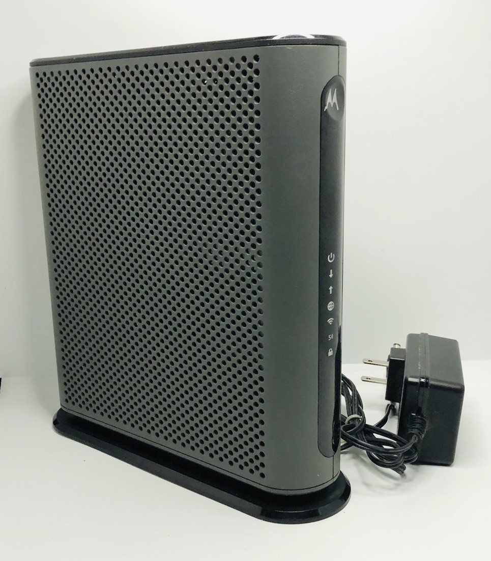 Motorola MG7550 16×4 DOCSIS 3.0 Cable Modem Plus AC1900 WiFi Router – Excellent￼