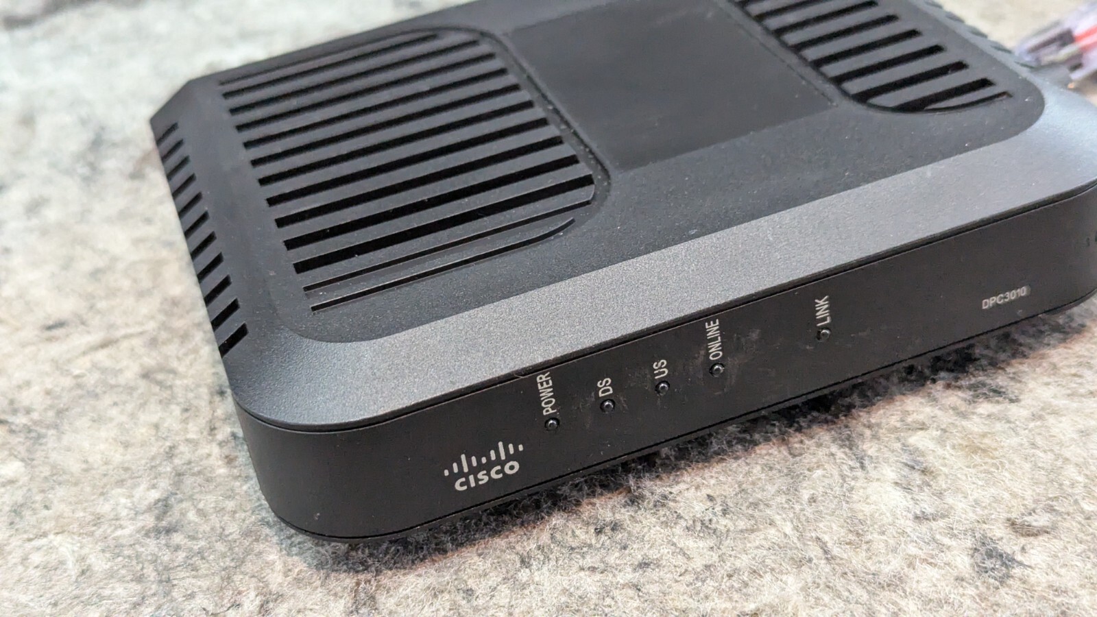 Cisco DPC3010 DOCSIS 3.0 Cable Modem w/ powerCord, Cat6 Ethernet Cable