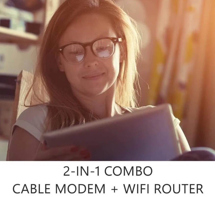 Motorola MG7700 Modem W/ AC1900 Dual Band 1000 Mbps Wi-Fi Gigabit Router