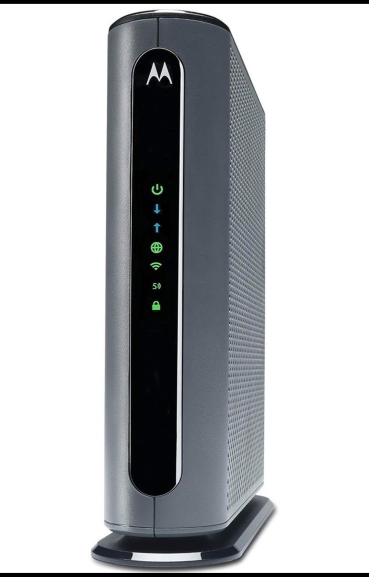 Motorola MG7700 Modem W/ AC1900 Dual Band 1000 Mbps Wi-Fi Gigabit Router