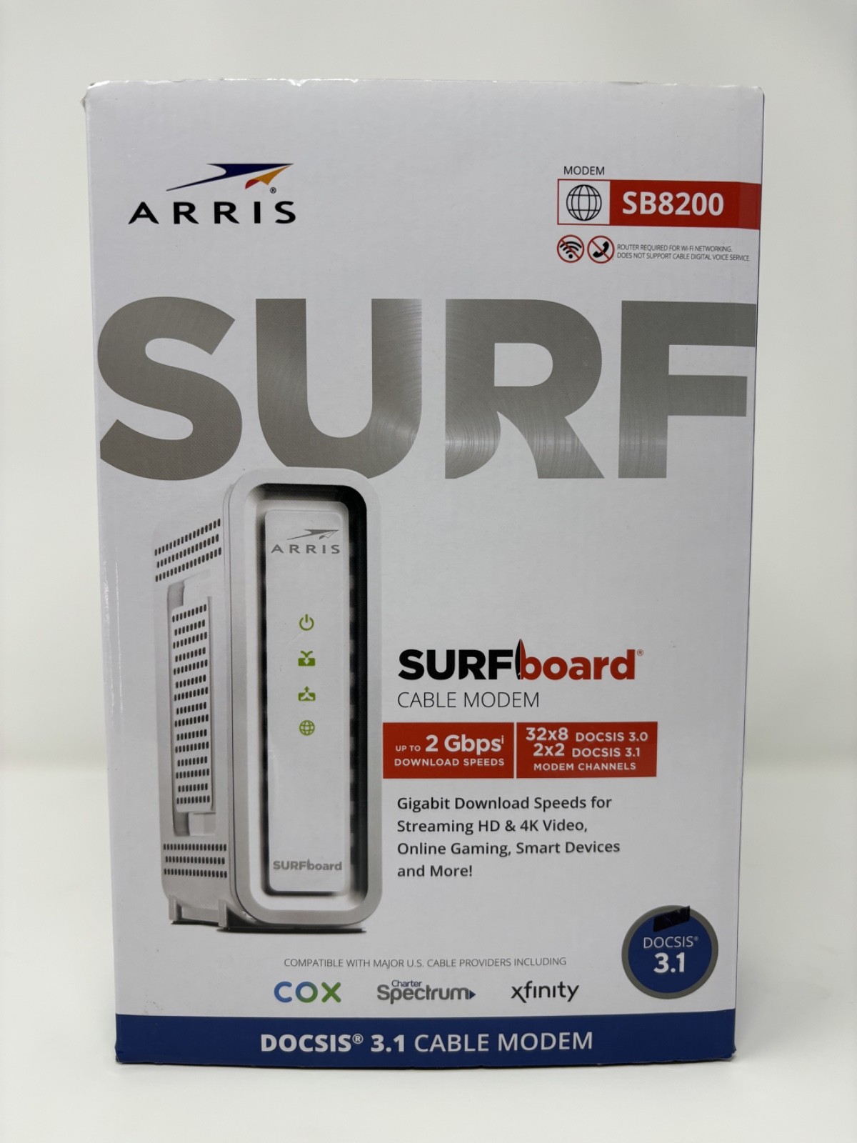 ARRIS SURFboard SB8200 DOCSIS 3.1 Cable Modem