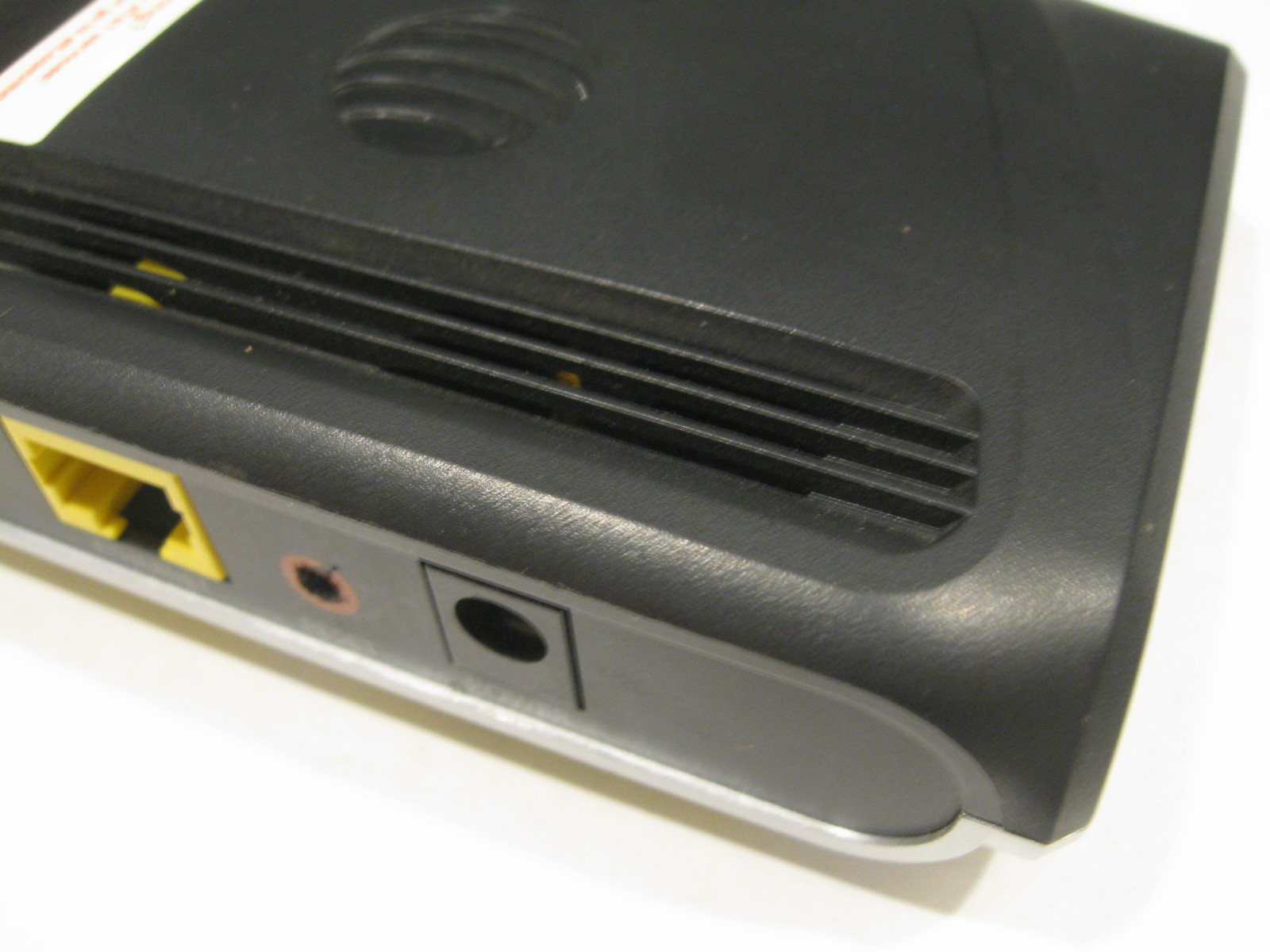 AT&T High Speed DSL Modem, power cord, and box: 3360, 58111-003-00