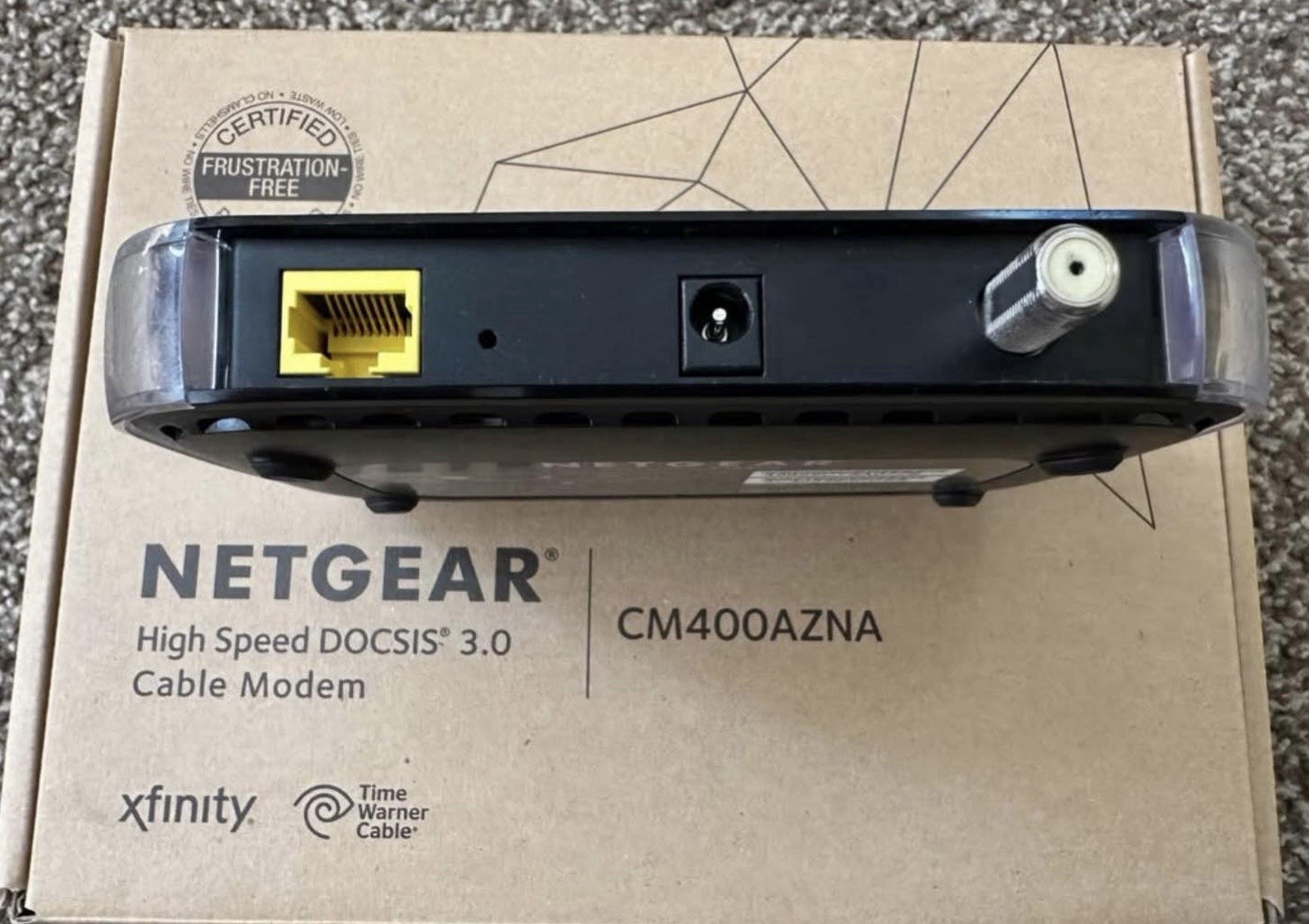 NETGEAR CM400AZNA High-Speed Cable Modem DOCSIS 3.0