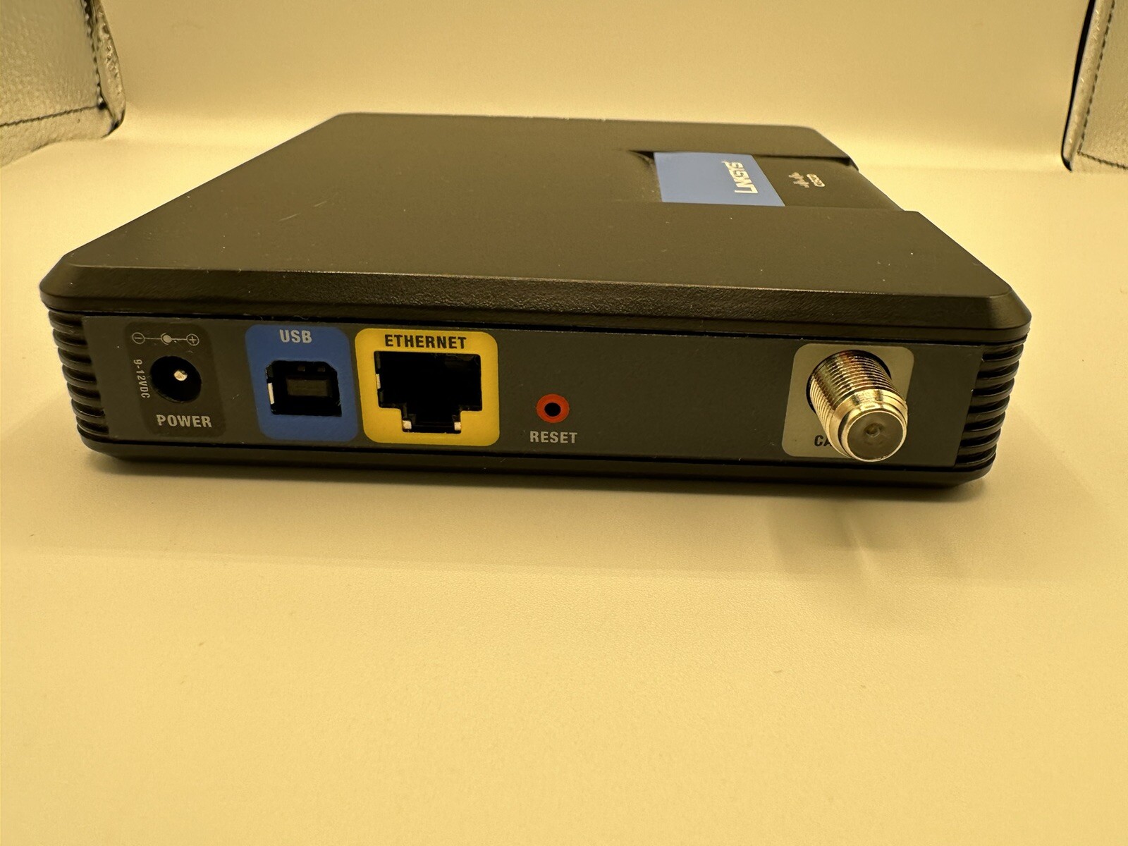 Cisco Linksys Cable Modem Black CM100 with USB Ethernet Connections