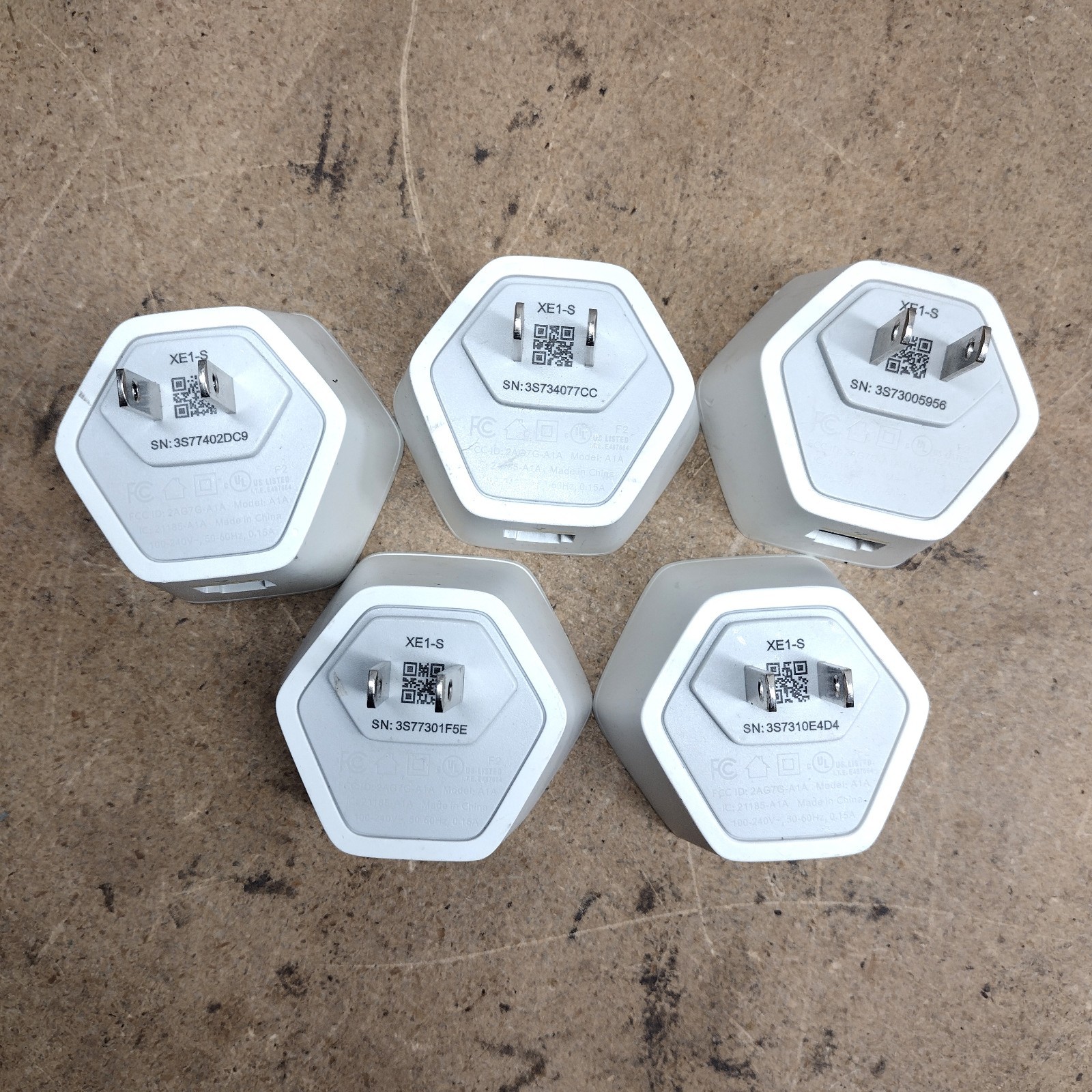 Lot of 5 – Xfinity Comcast XE1-S WiFi Pod Extender – No Cables – USED